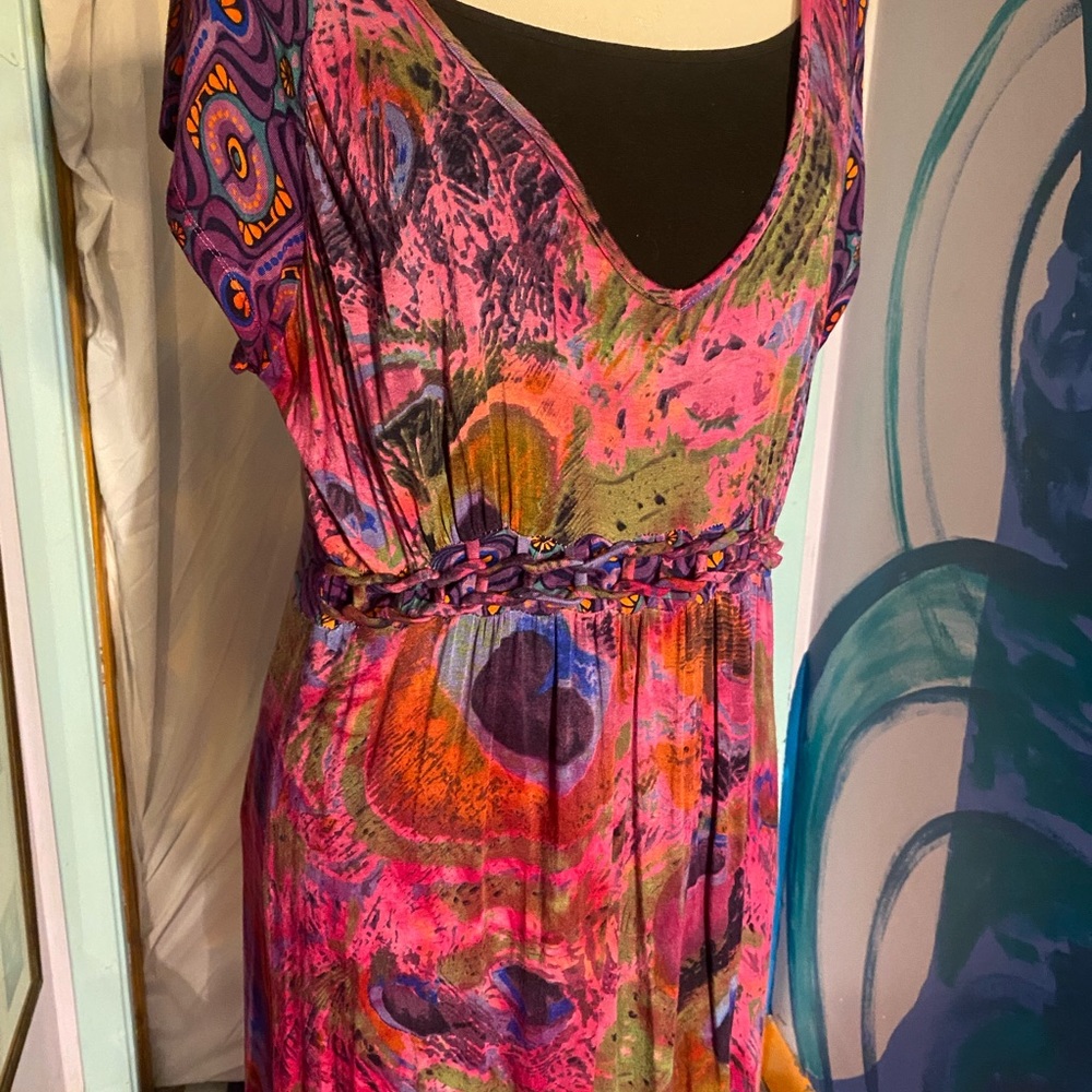 Cotton knit dress womens 14